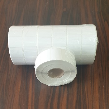 لیبل حرارتی PVC صدفی 25×35 جابجاشونده (کم‌چسب | ریموو) تک‌ردیفه - نوع 2